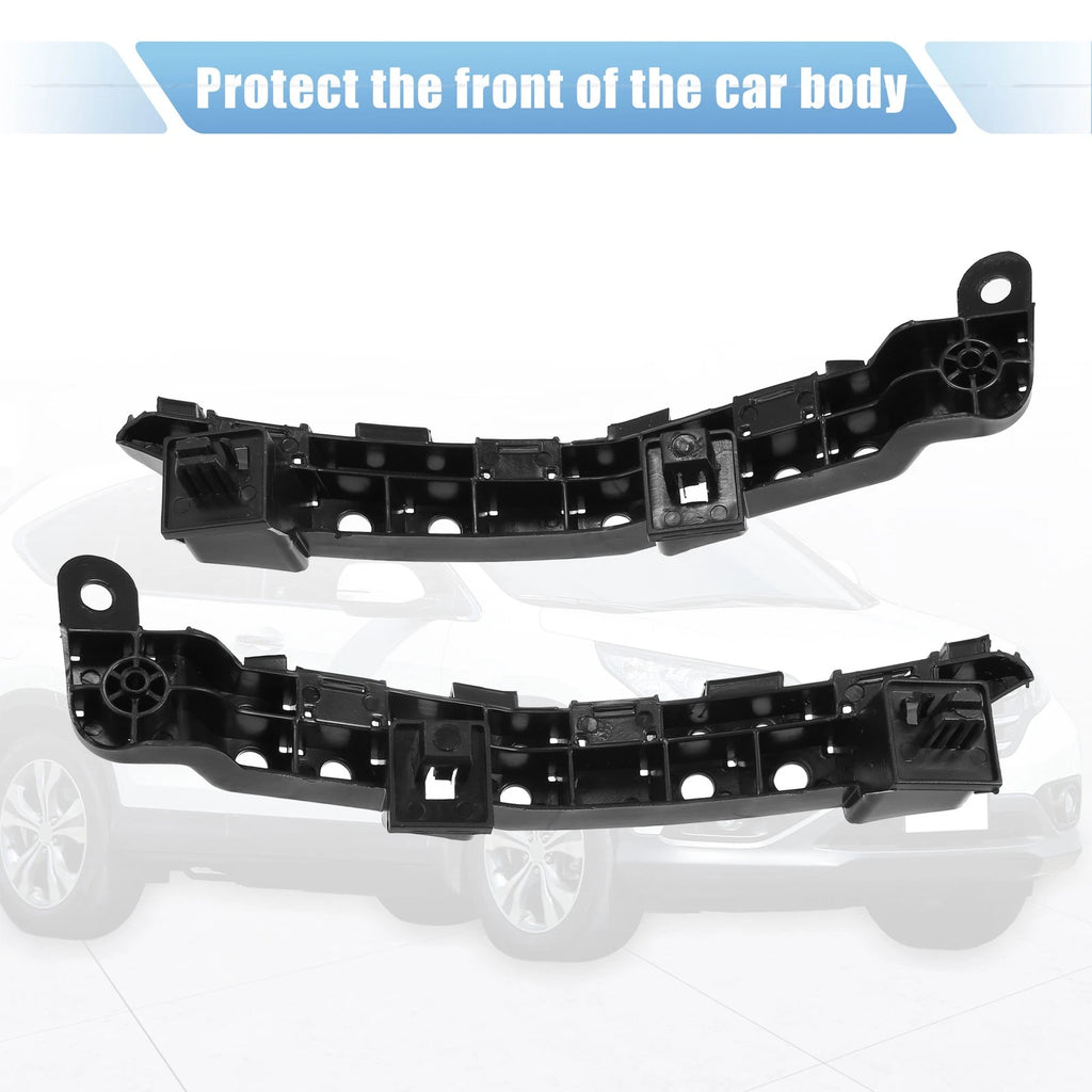 1 Pair Front Bumper Bracket for Honda CR-V (2017) 71198-TLA-A01 Plastic Black