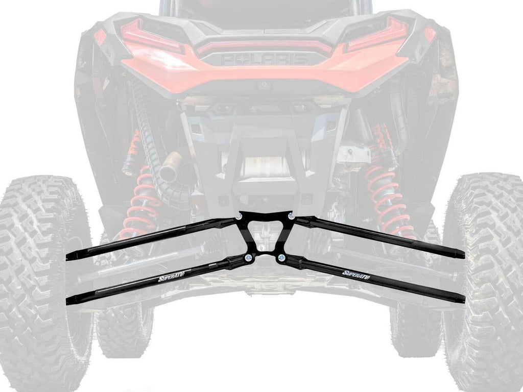 SuperATV Heavy Duty Rear Radius Arms for Polaris RZR XP Turbo S (2018–2023)