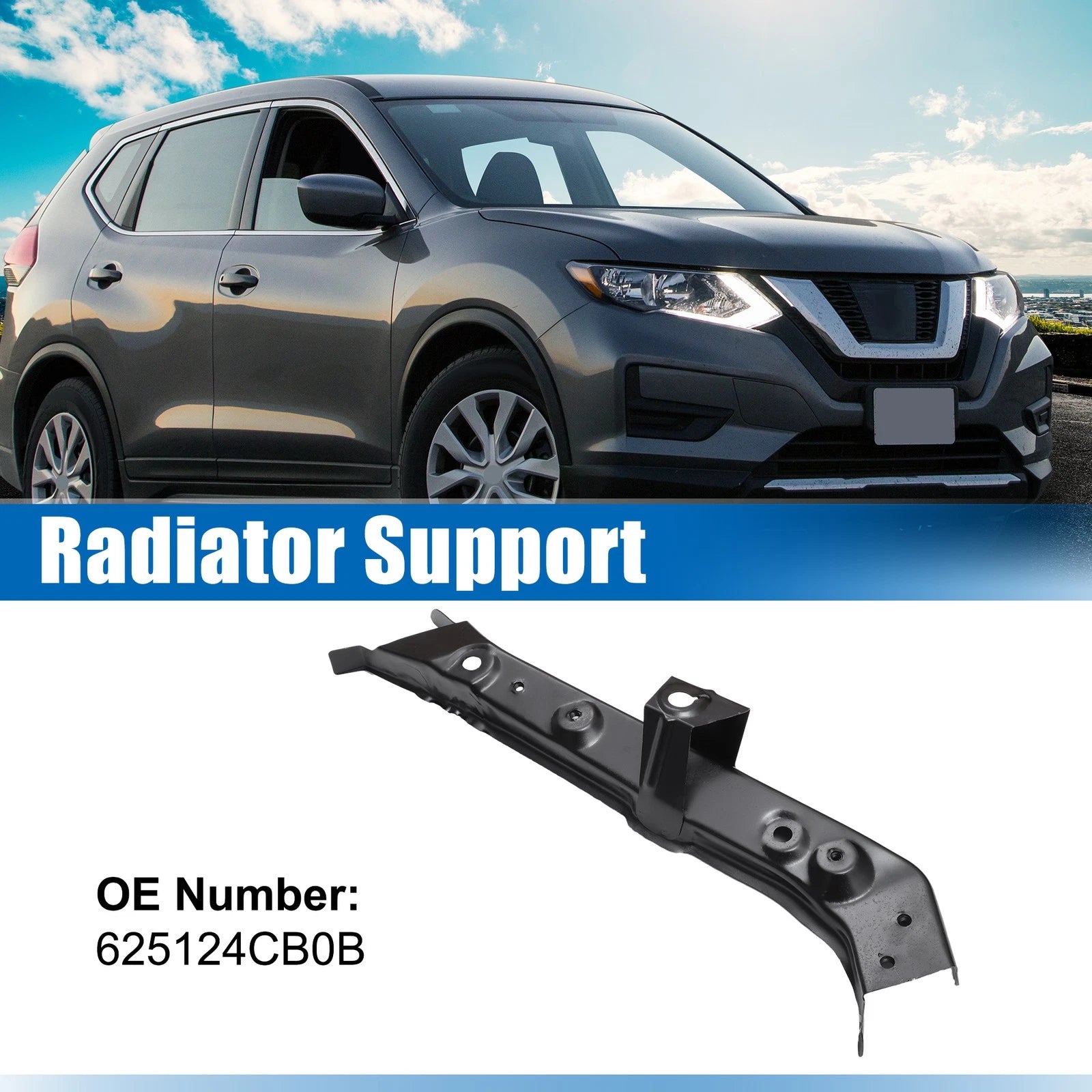 Upper Left Radiator Support Bracket No.625124CB0B for Nissan Rogue (2014–2020)