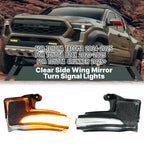 Clear LED Side Mirror Turn Signal Light for Toyota Tacoma (2024+) 4Runner (2025+)