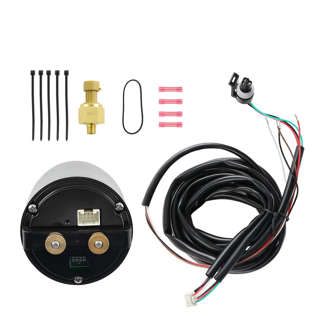 X-Series 0-100psi LED Oil/Fuel Pressure Gauge for