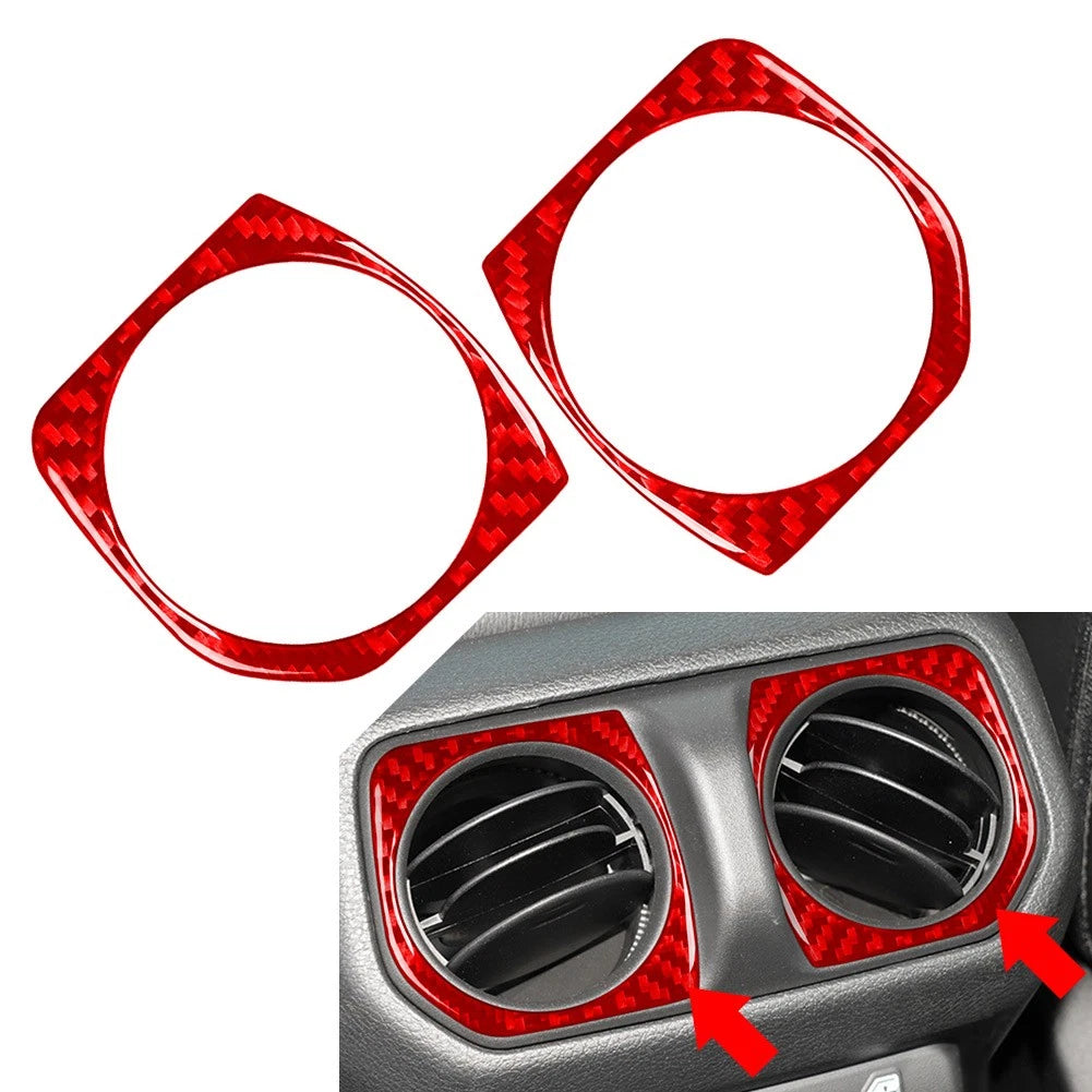 Rear AC Air Vent Outlet Cover Trim for Jeep Wrangler JL JLU Gladiator JT (2018–2023)