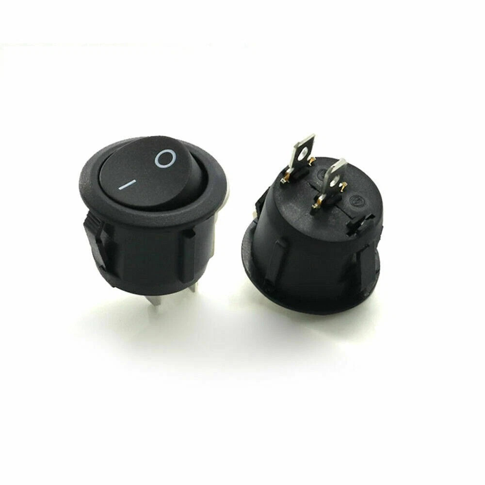Set of 5 Rocker Toggle Switches 12V SPST for Car Boat