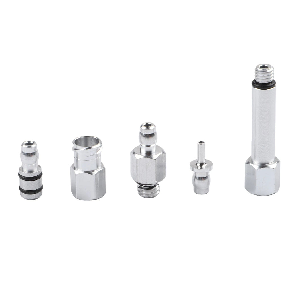 13PCS Brake Bleed Connector Kit for Hydraulic Bike Brakes (Aluminum Alloy)