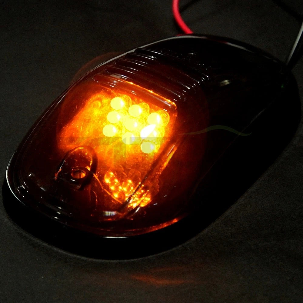 5PCS Smoke Lens Amber LED Cab Marker Running Light for Dodge Ram (2003–2016)