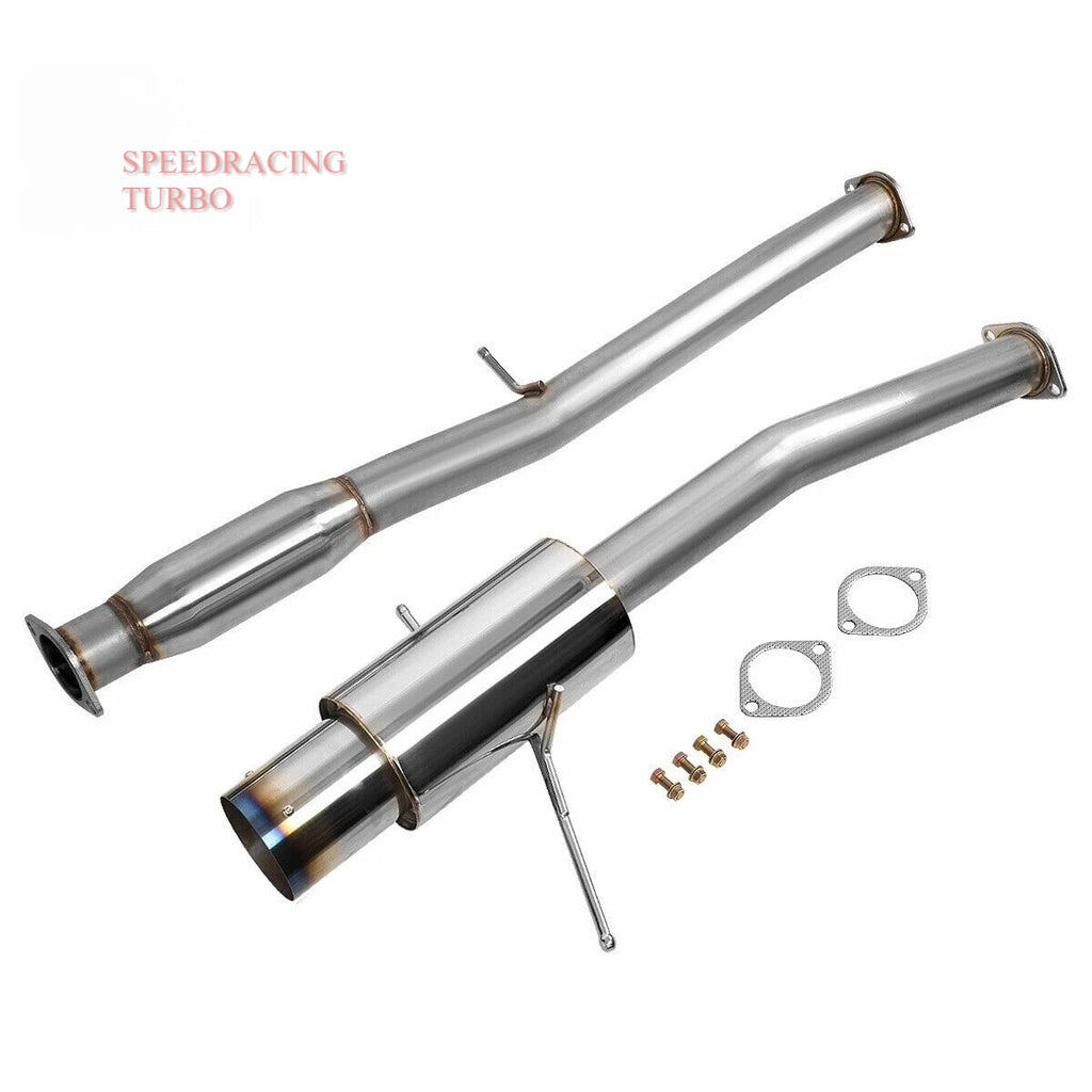 4.5" Muffler Burnt Tip Catback Exhaust for Subaru Impreza WRX/WRX STI (2002–2007)