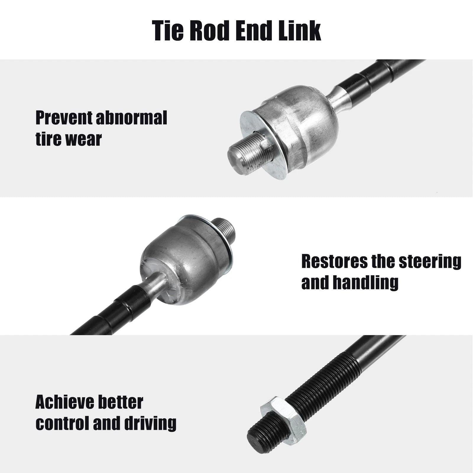 Set of 4 Tie Rod Ends for Nissan Altima 