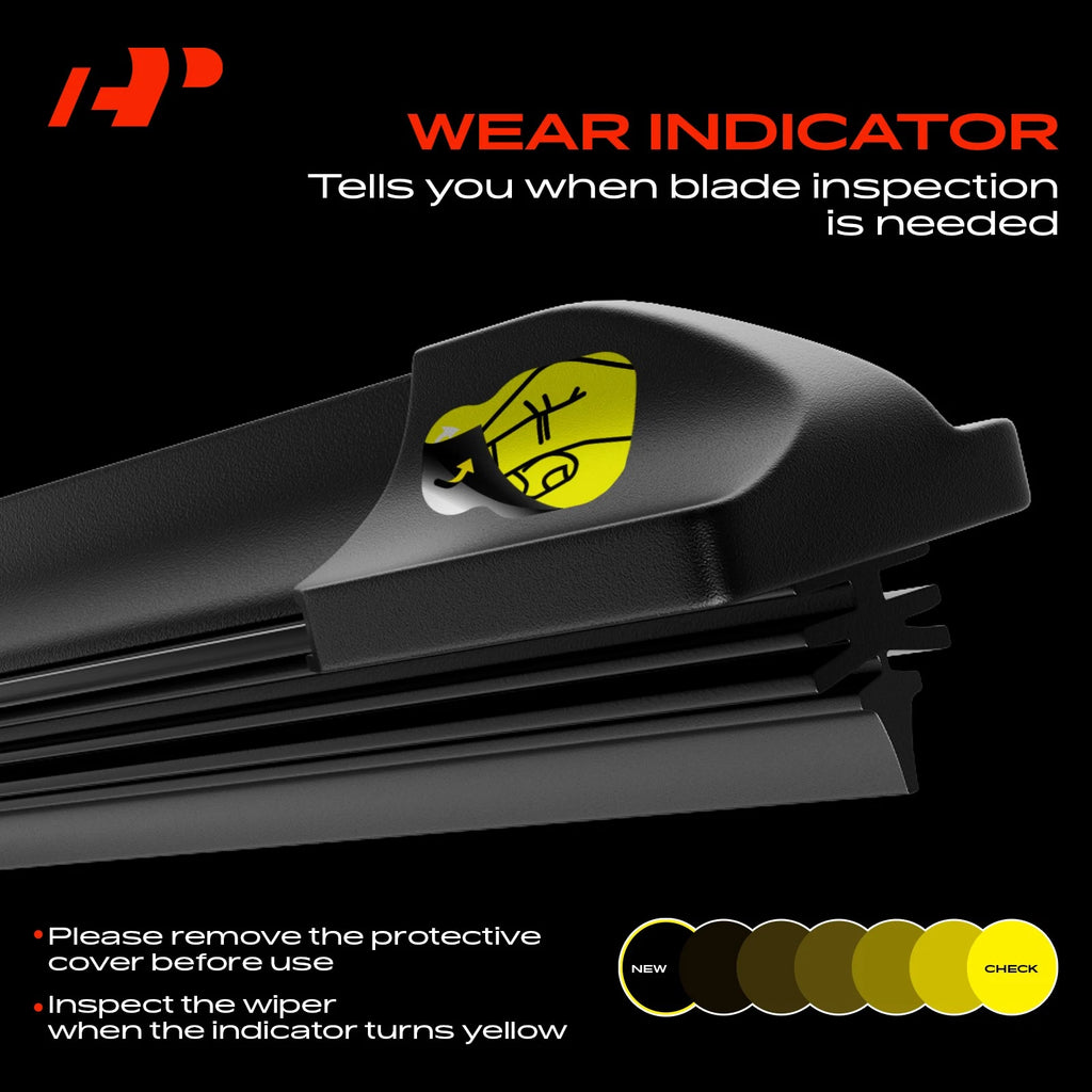 Set of 2 Windshield Wiper Blades for Honda S2000 (1999–2009)