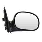 Set of 2 Black Manual Fold Mirrors for Ford F150 (1997–2004)