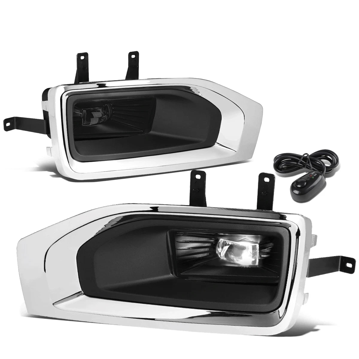 Hi-Power LED Fog Lights with Bezels & Switch for GMC Yukon (2015–2018)