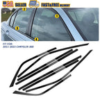 Gloss Black Chrome Delete Window Cover Decal for Chrysler 300 (2011–2023)