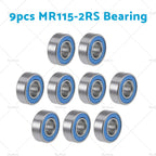 10X MR85-2RS MR115-2RS Bearing PTFE Rubber Seal for RC 2728 4606 5114