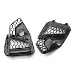 Gloss Black Front Bumper Fog Light Grille for Audi A4L (2020-2022)