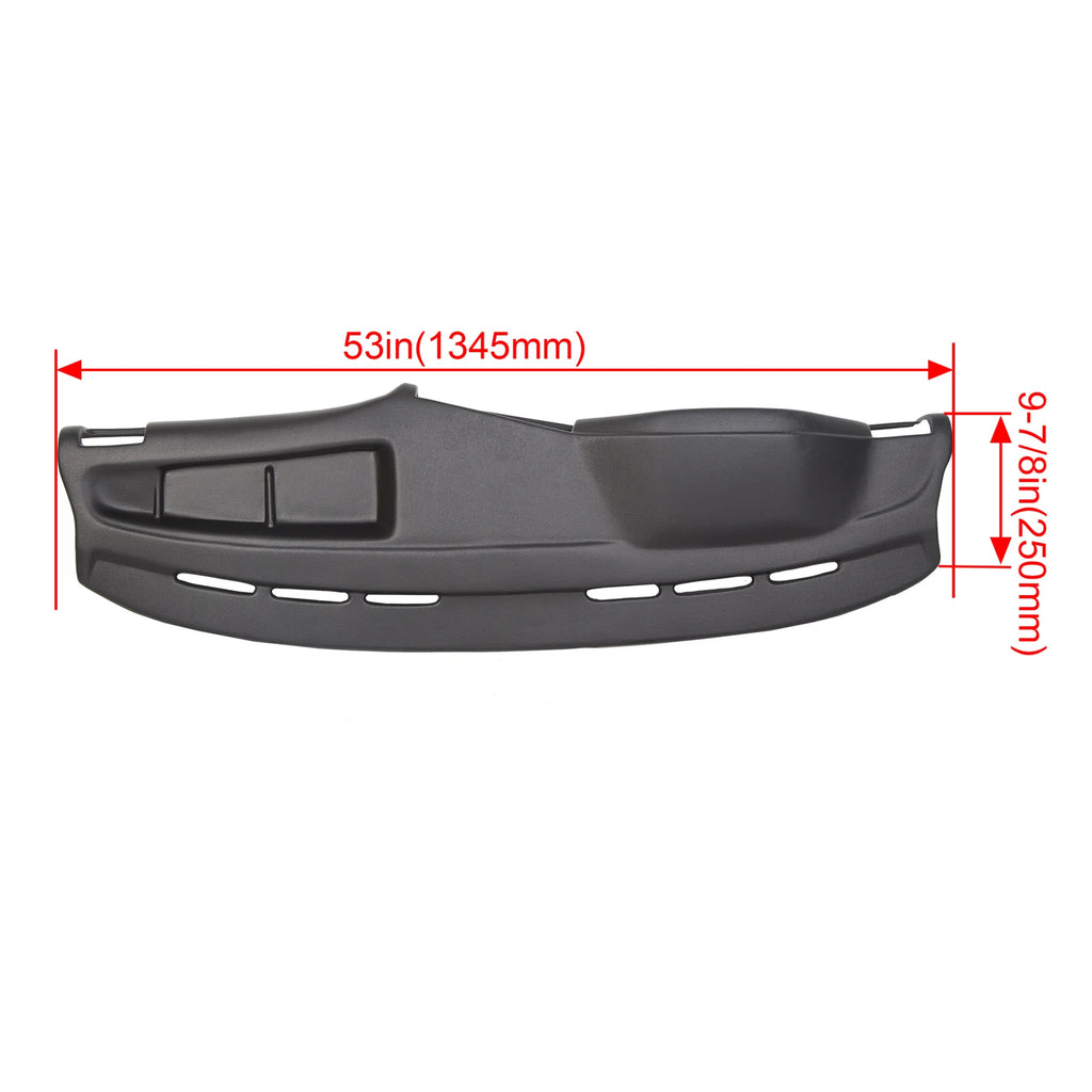 Molded Dash Cap Cover for BMW 3-Series E30 (1984–1991) Black