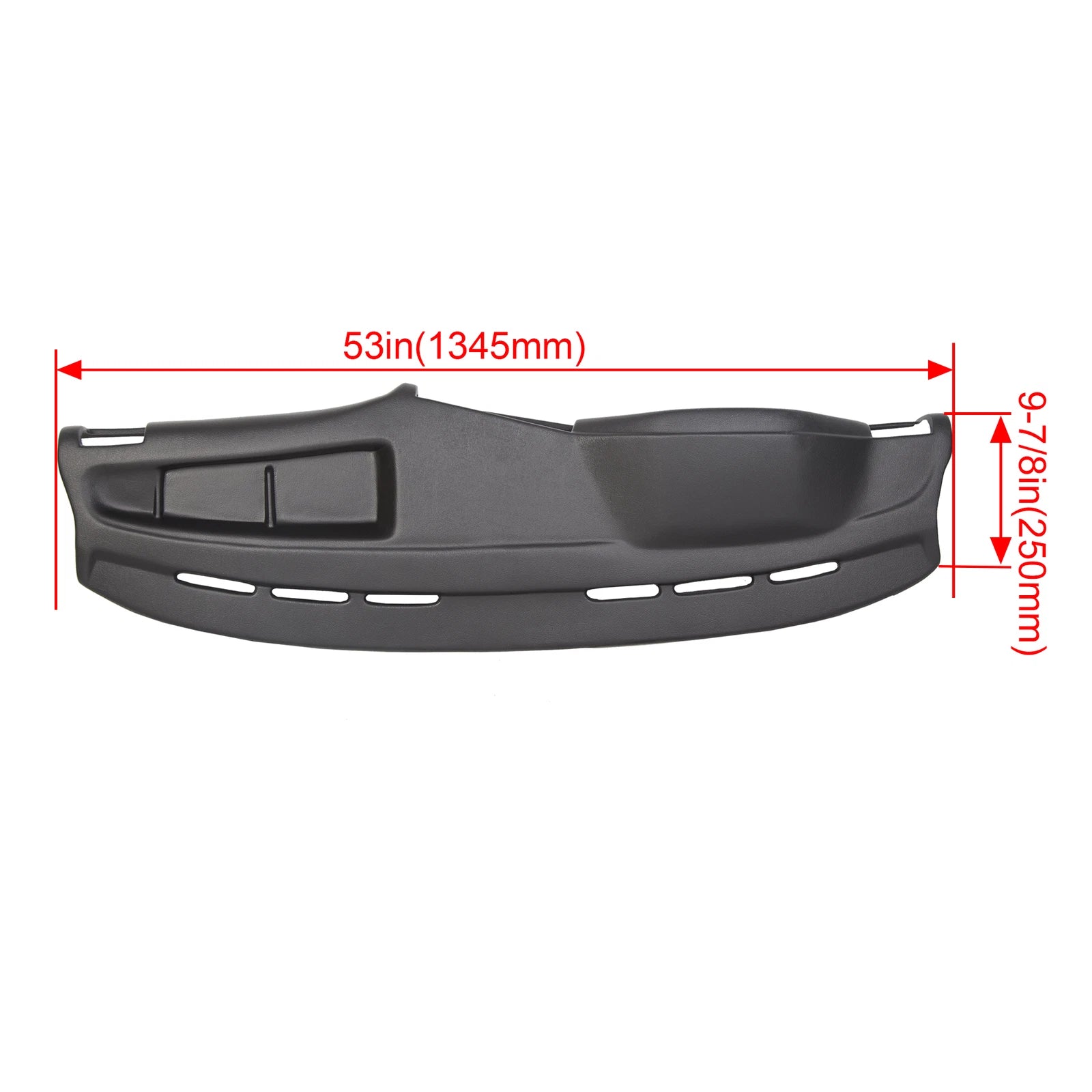 Molded Dash Cap Cover for BMW 3-Series E30 (1984–1991) Black