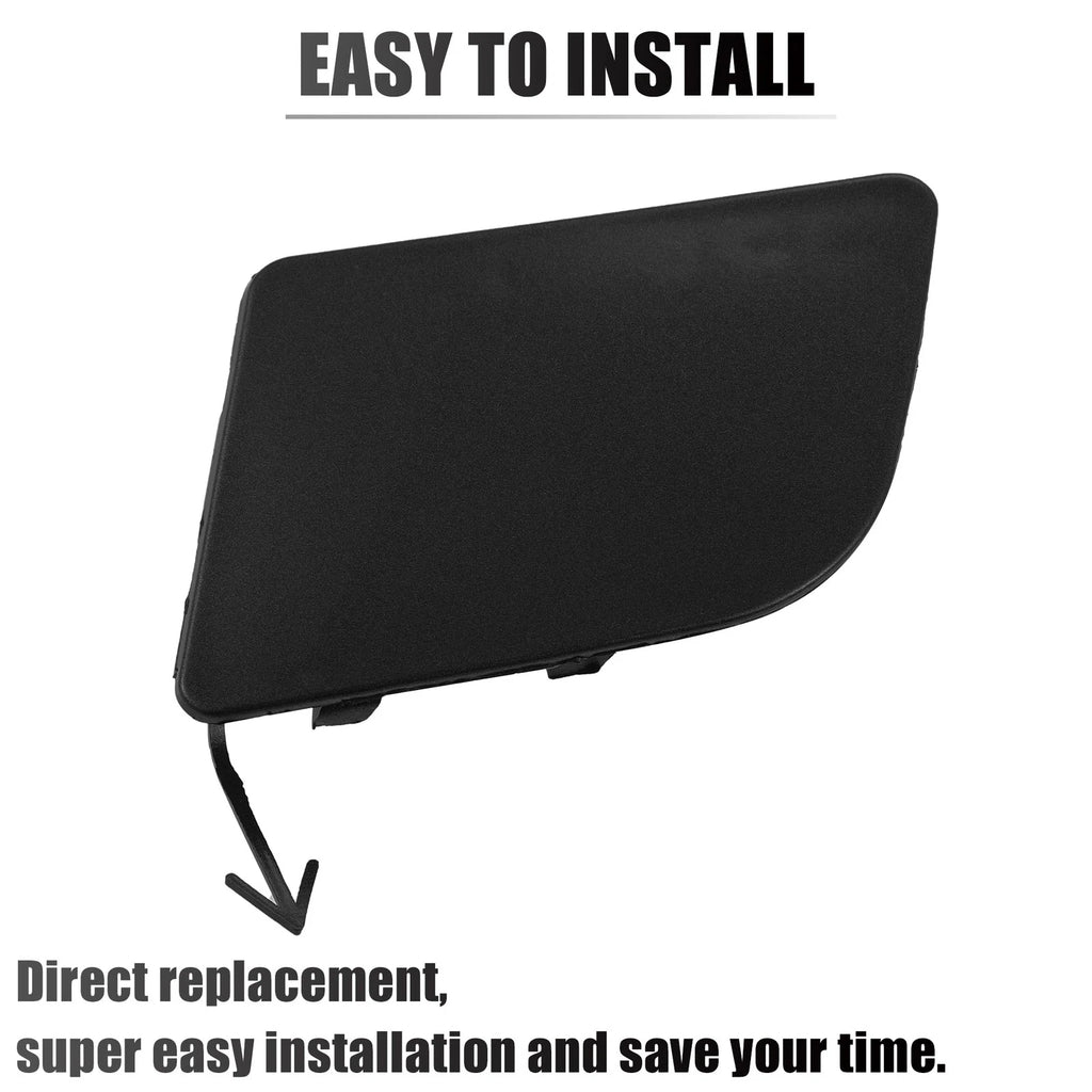 Front Bumper Tow Hook Cover for Nissan Sentra (2013–2019) - Black
