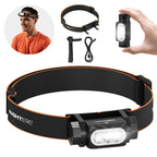 LED Headlight for Camping (2000 Lm, Waterproof, 100m Range)