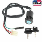 Ignition Switch Key for Honda TRX250TE TRX250TM Recon 250 (2002–2020)