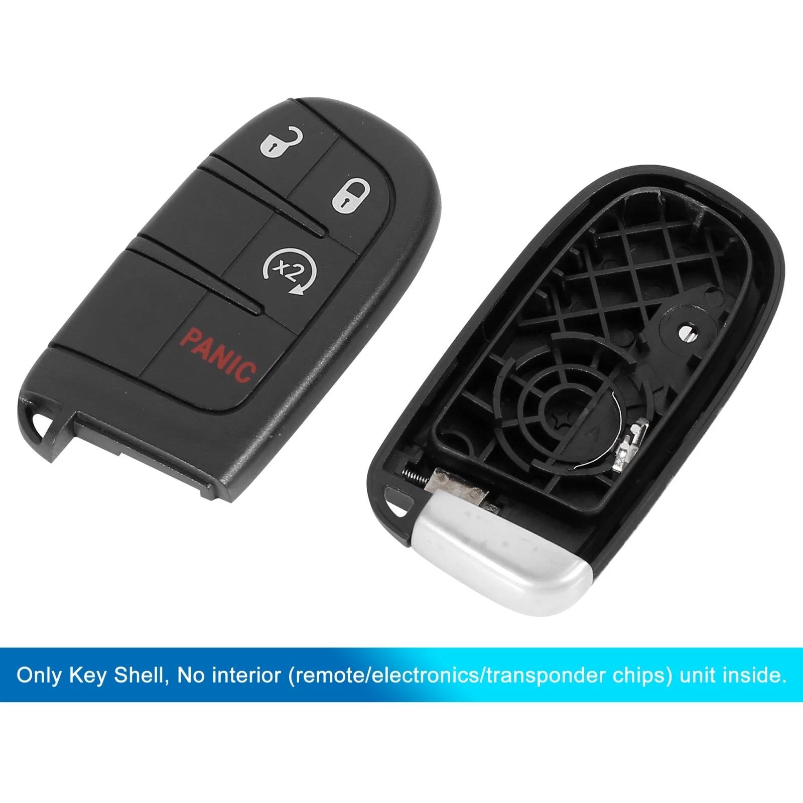 Key Fob Shell Case M3N-40821302 for Dodge Journey (2011–2020)