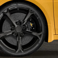 Black Caliper Covers Set of 4 Engraved 'Chevy racing' for 2016-2018 Chevy Volt