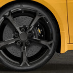Black Caliper Covers Set of 4 Engraved 'Chevy racing' for 2016-2018 Chevy Volt