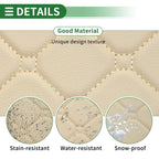 Cargo Liner Rear Trunk Mat for Honda CR-V 2007-2011 3D Circular Pattern Beige