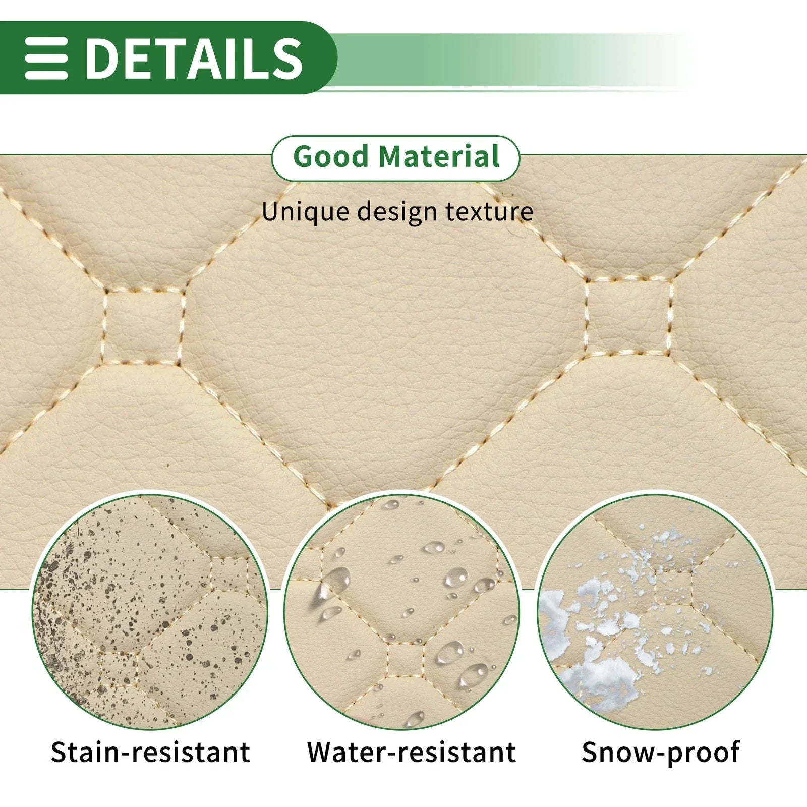 Cargo Liner Rear Trunk Mat for Honda CR-V 2007-2011 3D Circular Pattern Beige