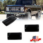 Pair Smoked Front Turn Signal Light Lenses for Ford Bronco (1969–1977)