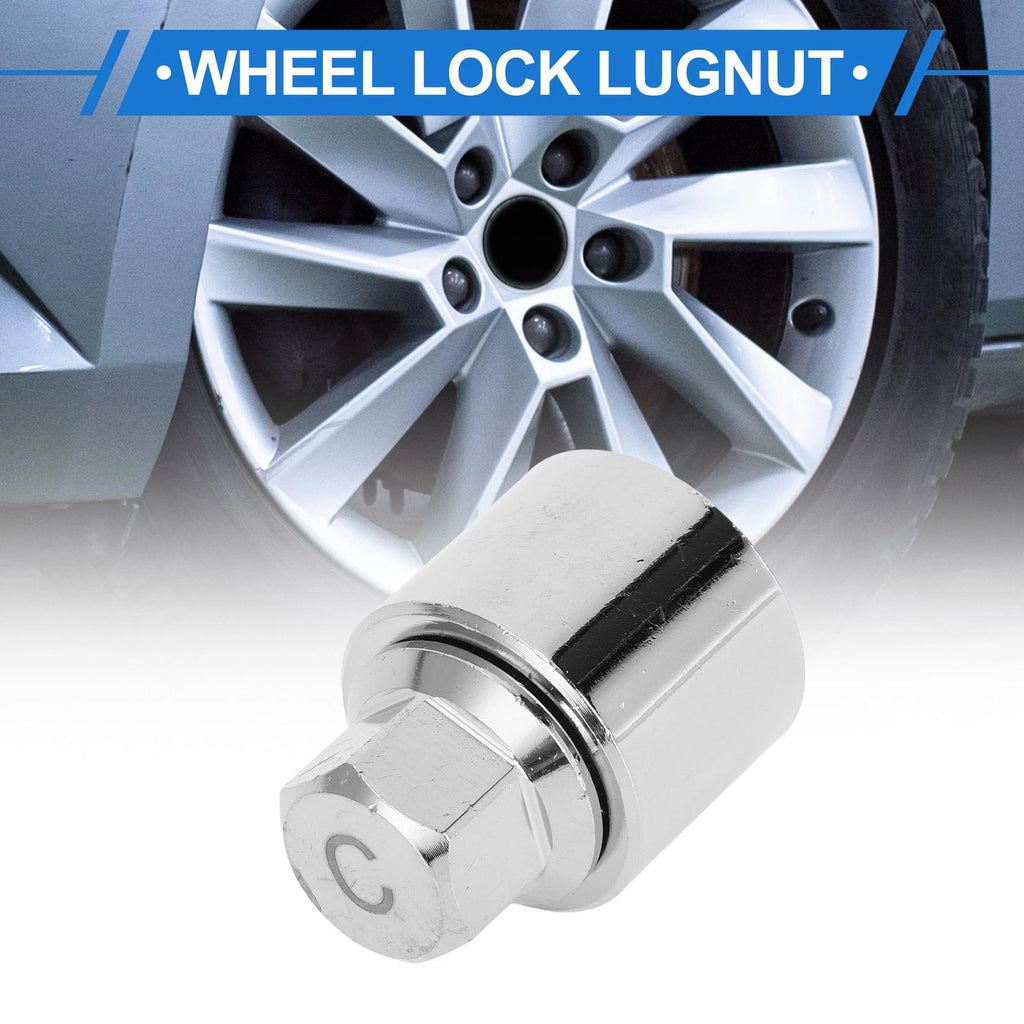 Type C Wheel Lock Lugnut Antitheft Key Socket for Skoda VW 
