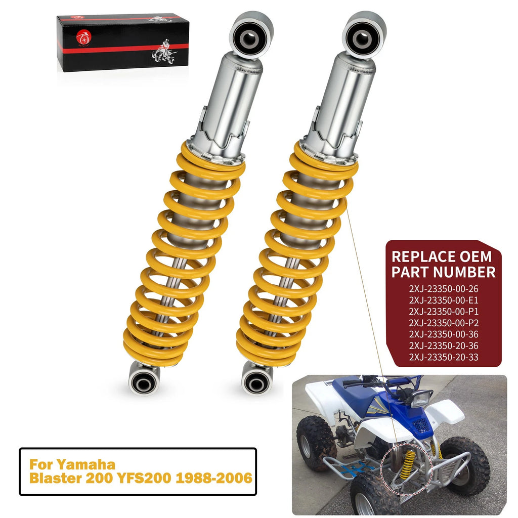 Set of 2 Front Shock Absorbers for Yamaha YFS200 Blaster 200 (1988–2006)