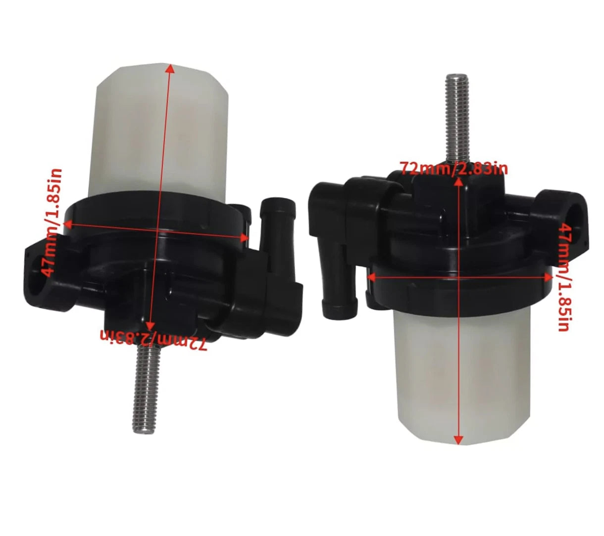 2 Fuel Filter Assy for Mercury 30HP 40HP 50HP 60HP (35-879884T)