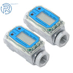 2X Digital Flow Meter 1" for Liquid Flow Measurement (2.6-26 GPM)