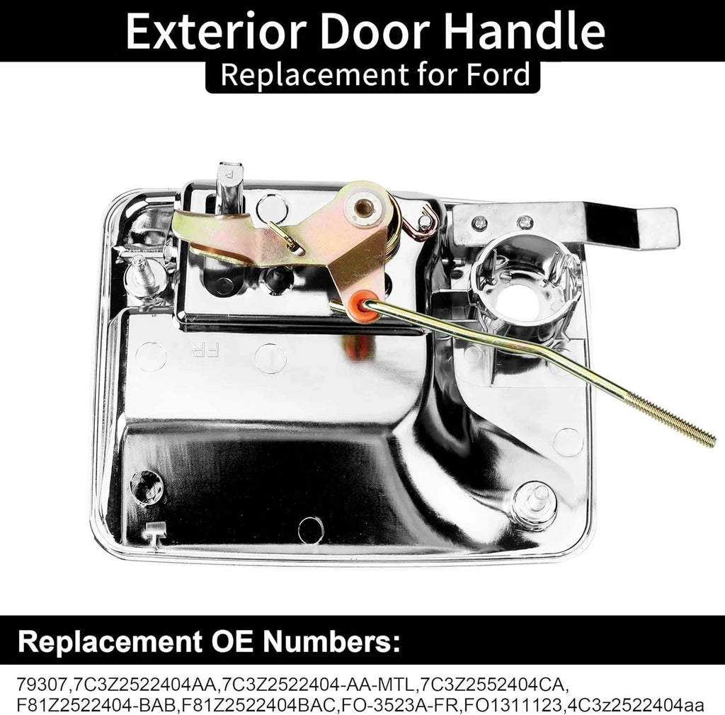 Chrome Exterior Door Handle for Ford Excursion F-250 (1999–2016) 7C3Z-2522404-AA
