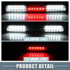 High Mount Stop Light XL3Z13A613AA for Ford (2000–2005) Chrome Clear Lens