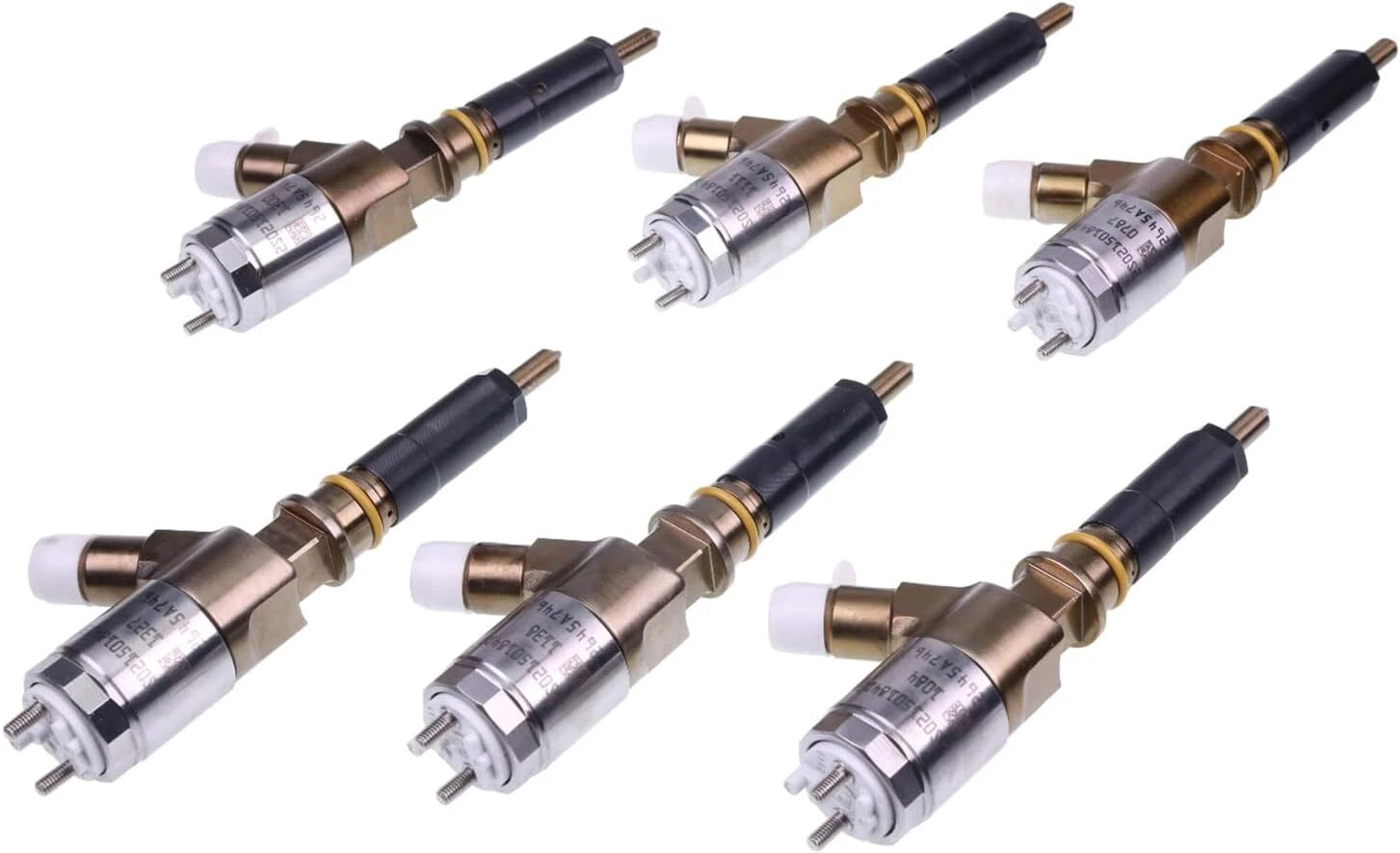 6X Fuel Injector 3200677 for Caterpillar C4.4 C6.6 Perkins 1104D 1106D