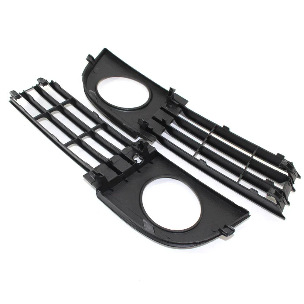 Front Bumper Fog Light Grille Covers for Audi A6 C5 (2002-2005)