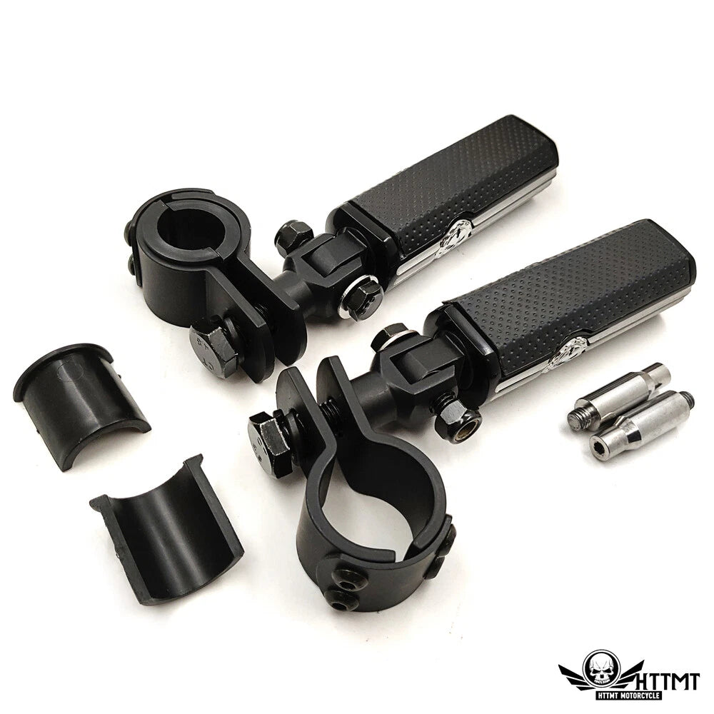1 1/4" Adjustable Highway Footpeg Mount Kit for Harley Touring