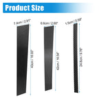 Set of 6 Pillar Post Side Door Window Covers for Honda Civic Sedan (2006–2011)