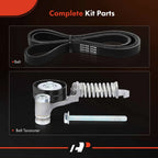 2X Serpentine Belt Drive Component Kit for Chevrolet Cruze (2012–2015)