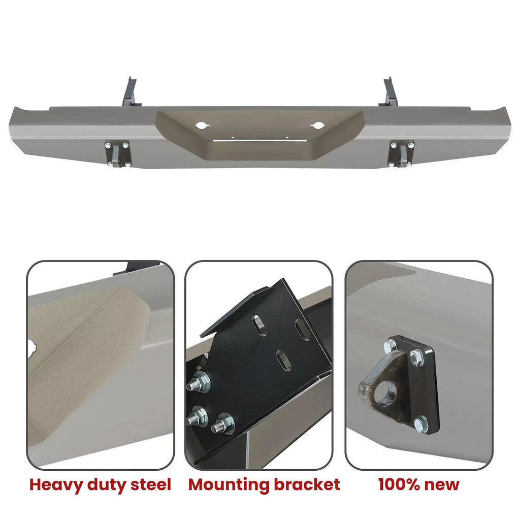 Rear Step Steel Bumper for Dodge Dakota (1997–2004)