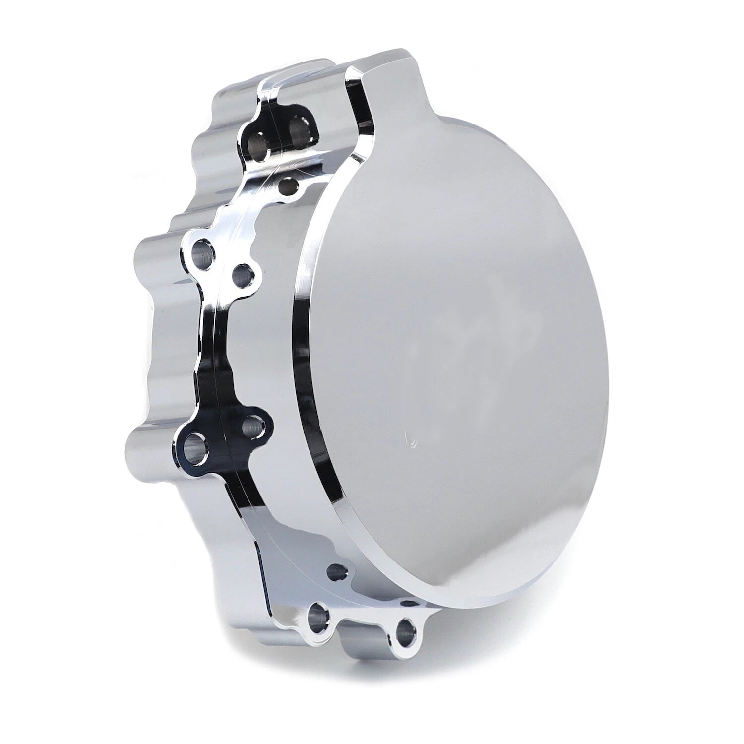 Chrome Engine Stator Cover Crankcase Left for Kawasaki ZX-6R (2009–2021)