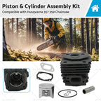 Piston & Cylinder Assembly Kit for Husqvarna 357 359 Chainsaw (47mm)