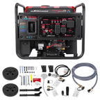 Tri-Fuel Inverter Generator 10500W Peak for Event Power (120/240V)