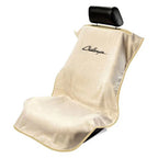 Seat Covers Tan Terry Cloth Set of 2 for Dodge Challenger (2008–2023)