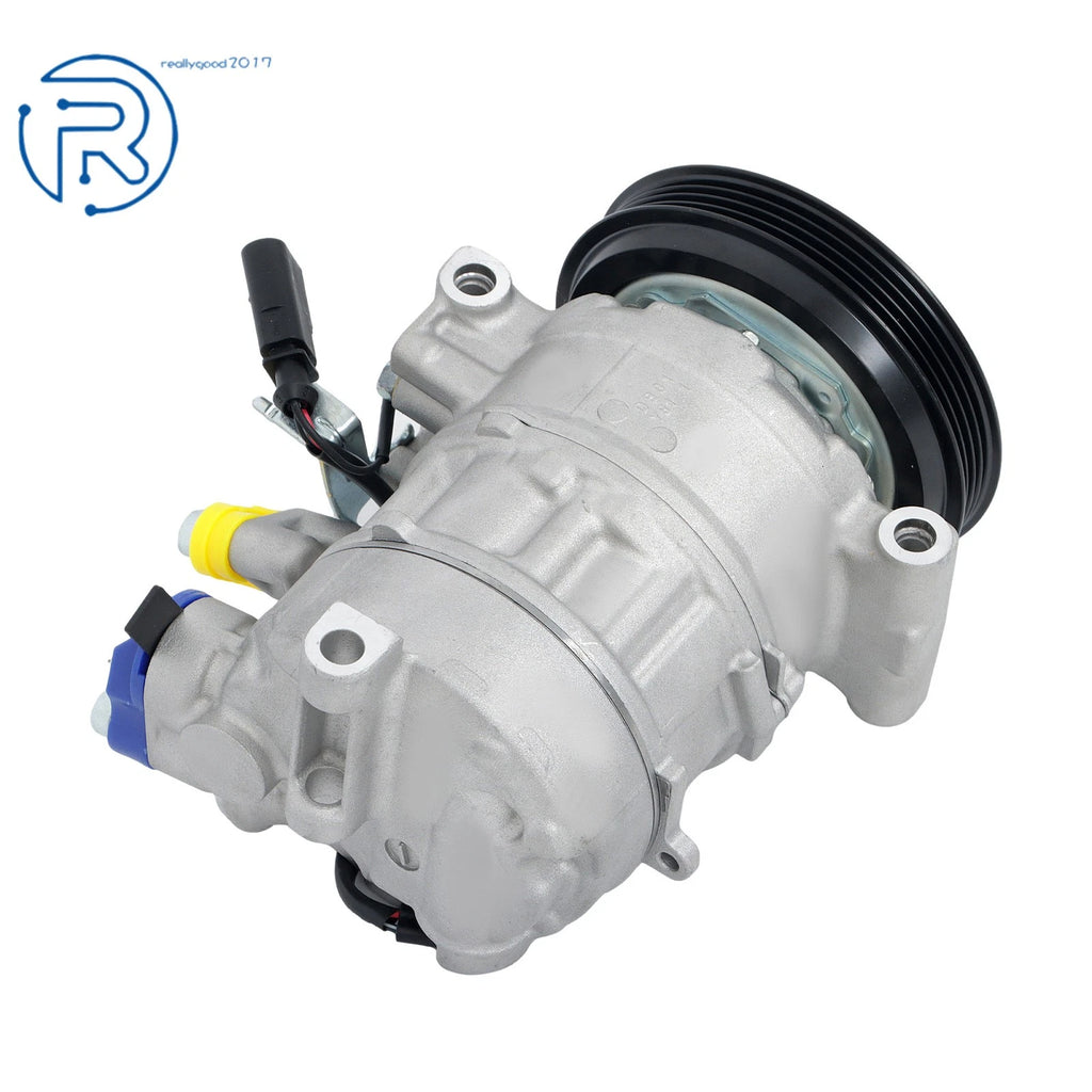 A/C Compressor with 4-Groove Pulley & 7SAS17C for Audi Q7 Q8 (2021–2023)