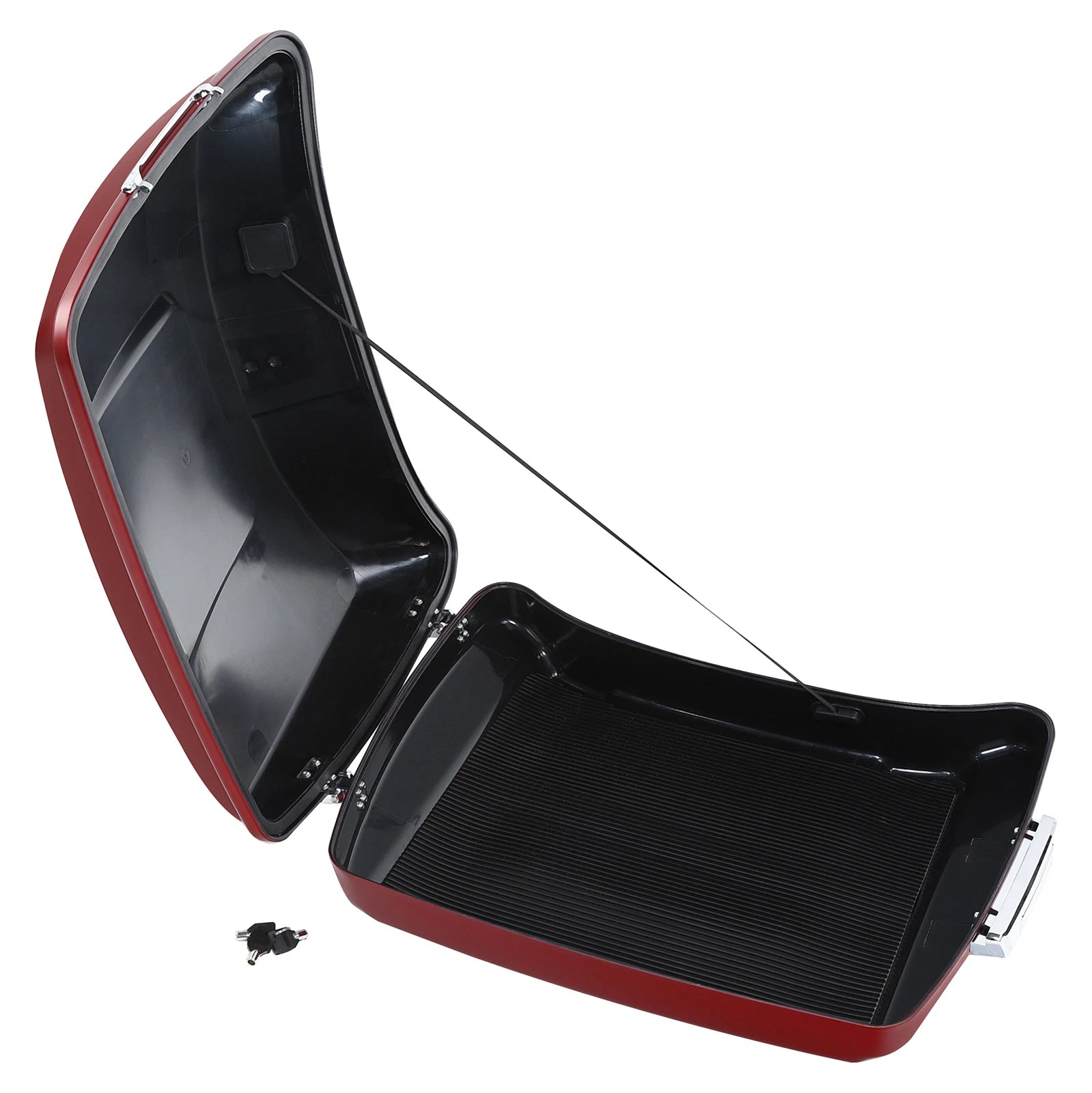 Razor Trunk for Harley Street Road Glide (2014–2024) Wicked Red Denim