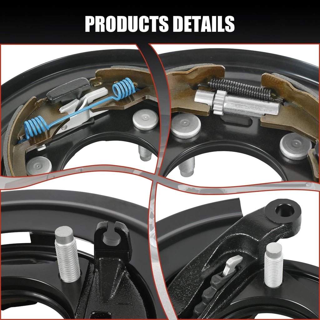 Set of 2 Loaded Brake Backing Plates for Ford F-Series (2005–2012)