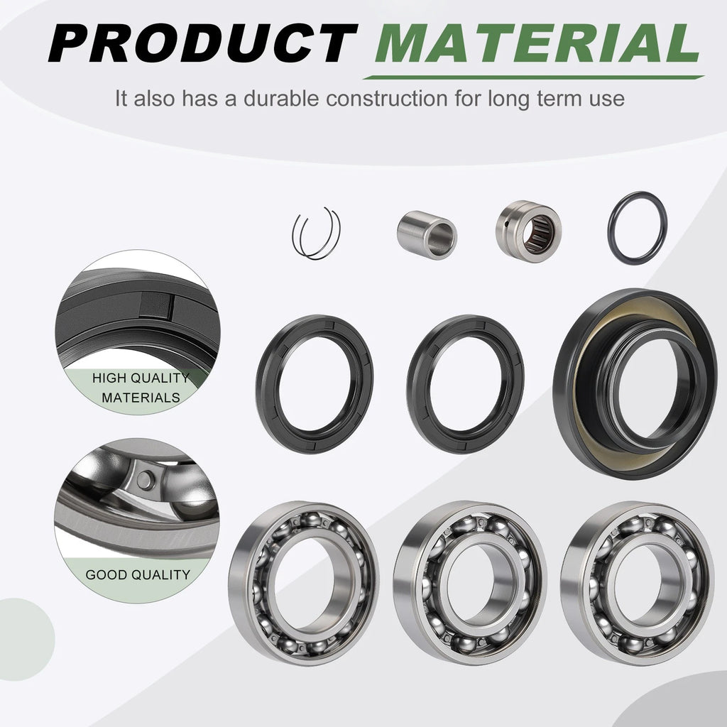 Rear Differential Bearing & Seal for Honda Foreman Rubicon 500 TRX500 (2001–2004)