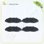 Set of 4 Metallic Front Brake Pads for Dodge Ram 1500 Van (1999–2003)