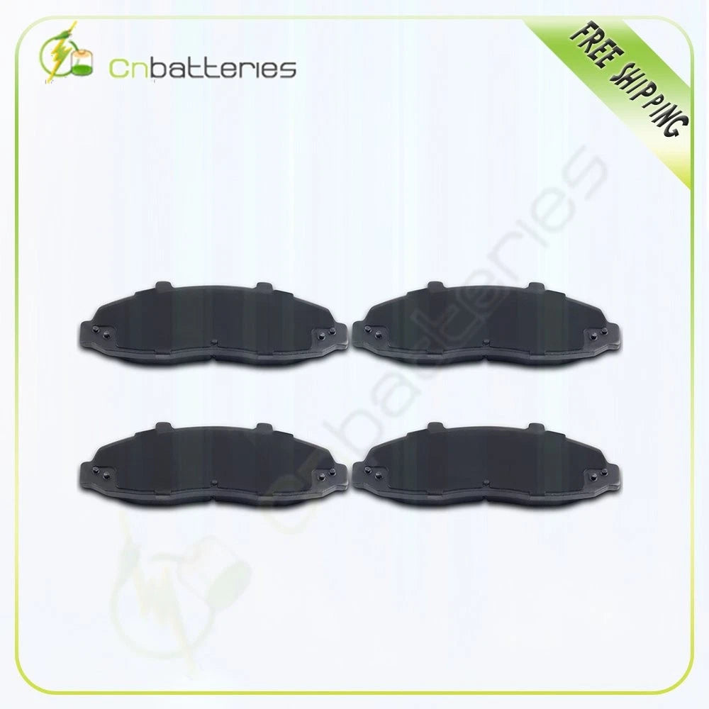 Set of 4 Metallic Front Brake Pads for Dodge Ram 1500 Van (1999–2003)